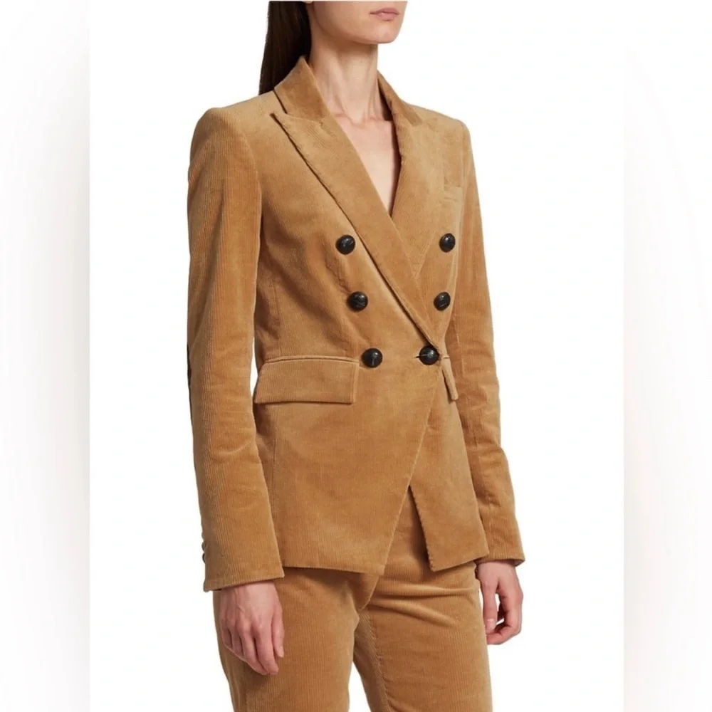 Veronica Beard Miller Corduroy Dickey Jacket in Khaki Size 18 - Picture 11 of 13